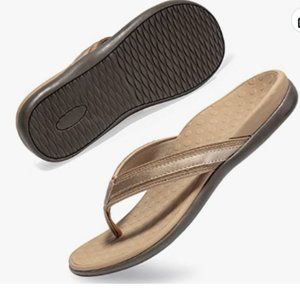 Rose‎ Gold Orthotic Sandals /Flip Flops
